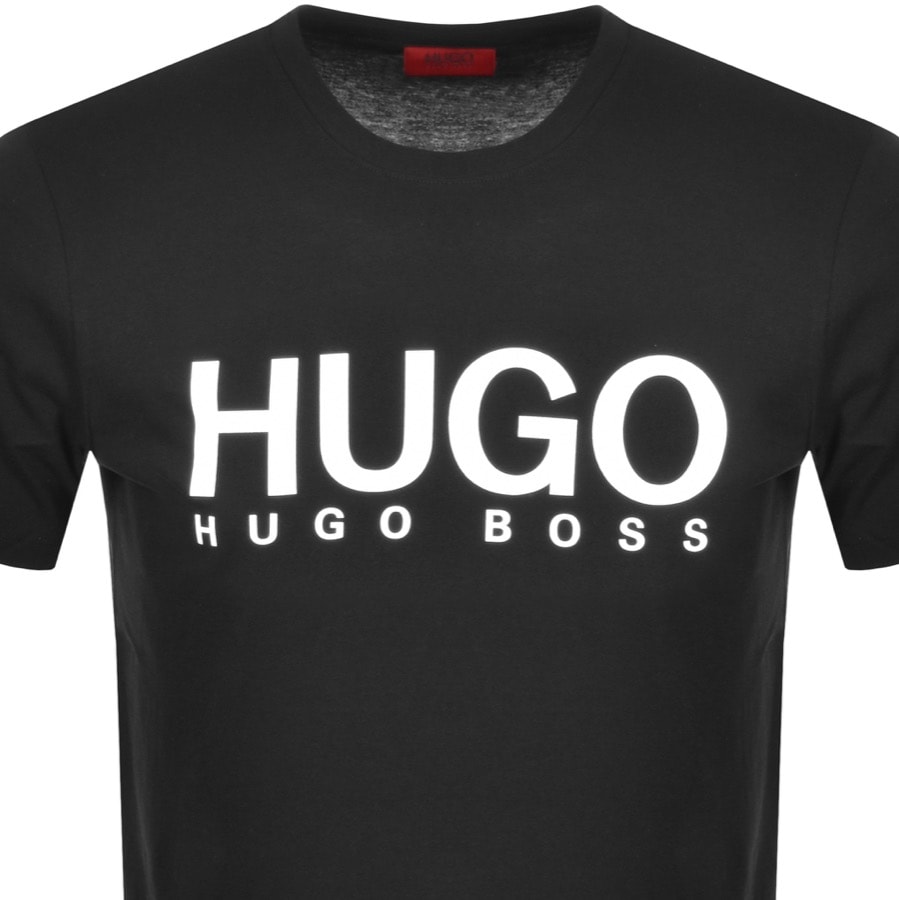 Alternative Image for ProductHUGO Dolive Crew Neck T Shirt Black2